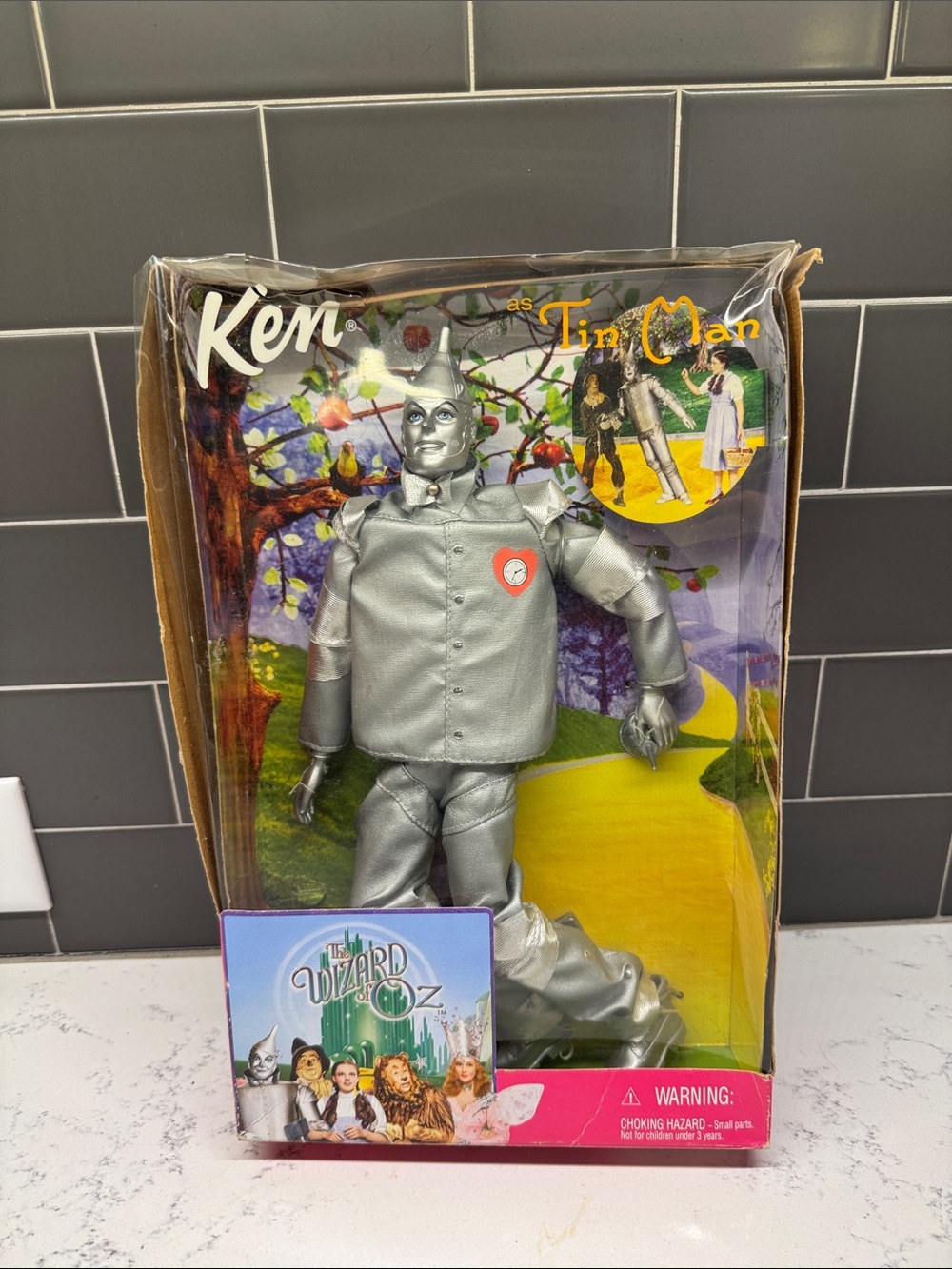 1999 Ken as Tin Man Wizard of Oz Barbie Doll Matte